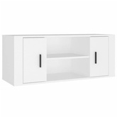 vidaXL Szafka pod TV, biała, 100x35x40 cm, materiał drewnopochodny
