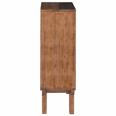 Stojak Brązowy 60 x 30 x 90 cm Lite Drewno Recyklingowe