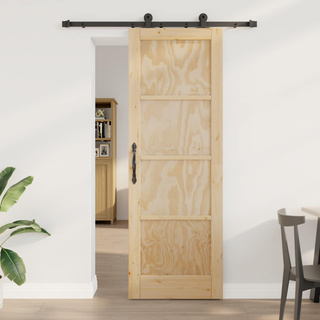 Drzwi przesuwne ORKDAL 73,5 x 211 cm Lite drewno sosnowe