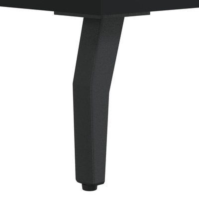 vidaXL Szafka pod TV, czarna, 150x30x44,5 cm, materiał drewnopochodny