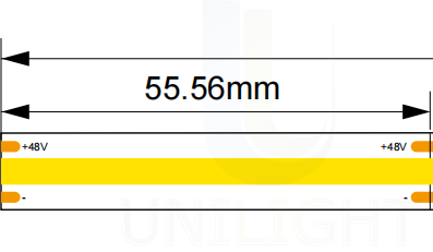 48V COB LED STRIP IP20-50M- 4000K