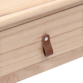 vidaXL Biurko, naturalne, 110 x 45 x 76 cm, drewniane
