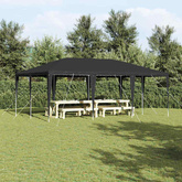 Namiot Imprezowy Antracyt 600 x 400 x 266 cm Polietylen i Stal