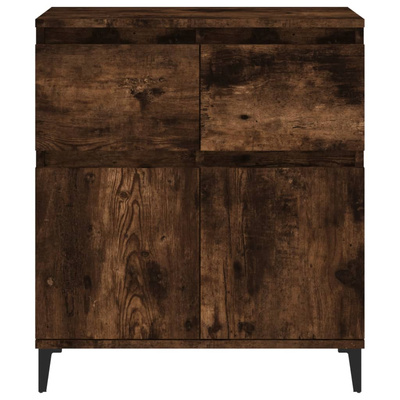 vidaXL Komoda, przydymiony dąb, 60x35x70 cm, materiał drewnopochodny model standard