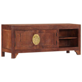 vidaXL Szafka pod TV, 120x30x40 cm, lite drewno akacjowe