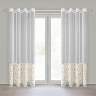 Firana Liza beżowa 140x250