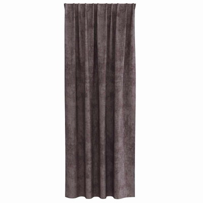 Zasłony z weluru z zasłonami 2 pcs Brązowy 245 x 140 cm Aksamit