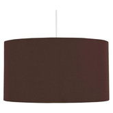 Lampa wisząca z abażurem Onda brązowa nowoczesna do salonu