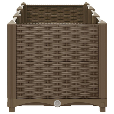 Donica do podniesionej rabaty, 120x40x38 cm, polipropylen