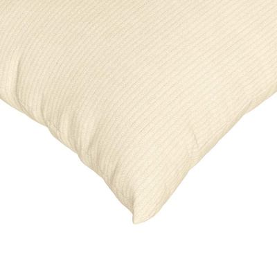 Poduszki na sofę 2 pcs Kremowy 80 x 80 cm Tkanina sztruksowa