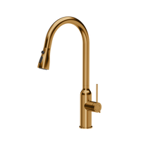 JESSICA Q LINE Pull out shower SteelQ Nano PVD miedź
