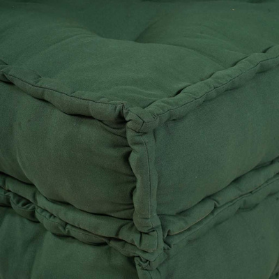 Modułowa sofa zielony 70x70x36 tkanina