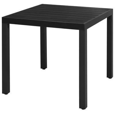 vidaXL 3-częściowy zestaw mebli ogrodowych, z rattanu PVC, czarny