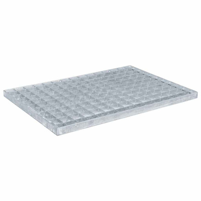 Ruszt srebrny 50 x 35 x 2 cm Stal ocynkowana na gorąco
