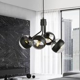 Lampa wisząca NOVA 4 BLACK/STRIPE