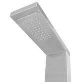 vidaXL Panel prysznicowy ze stali nierdzewnej, kwadratowy
