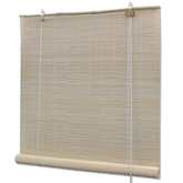vidaXL Naturalne rolety bambusowe, 2 szt., 120 x 160 cm