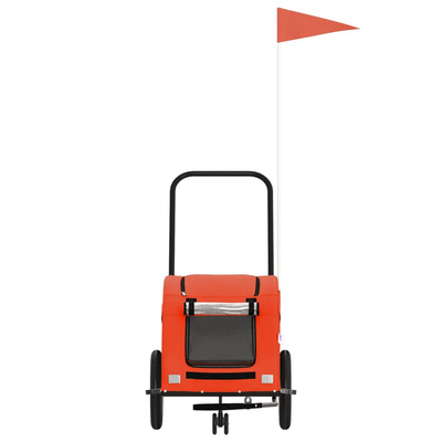 Przyczepka rowerowa dla zwierząt, tkanina Oxford i żelazo