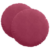 Poduszki na siedziska 2 pcs Czerwone wino ?60 x 21 cm Aksamit
