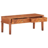 vidaXL Szafka pod TV, 110x40x41 cm, lite drewno akacjowe