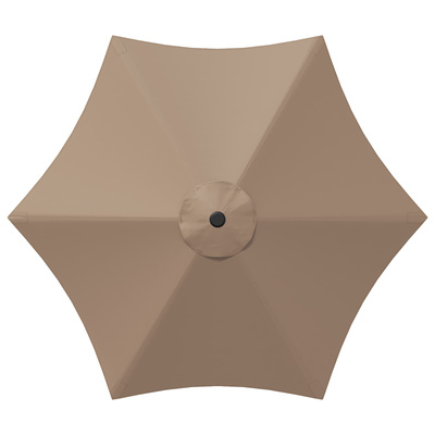 Parasol ogrodowy z podstawą 230 x 230 cm Poliester Prostokątny