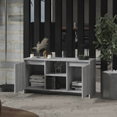 Szafka pod TV, szary dąb sonoma, 102x37,5x52,5 cm vidaXL