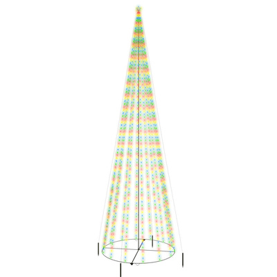 vidaXL Choinka stożkowa, 1134 kolorowych diod LED, 230x800 cm