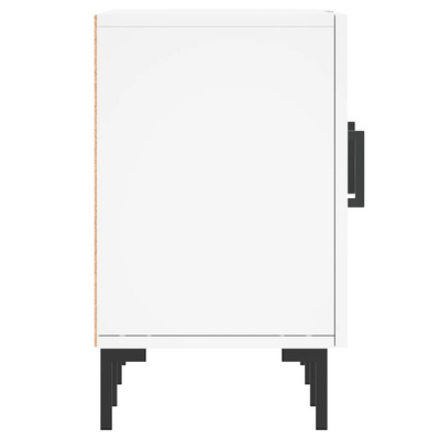 vidaXL Szafka pod TV, biała, 150x30x50 cm, materiał drewnopochodny wariant 6
