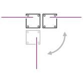 Zwijana markiza boczna, antracytowa, 120 x 1000 cm