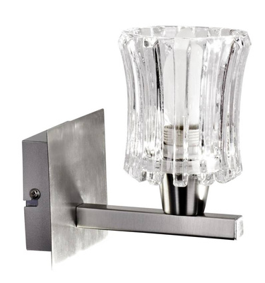 Lampa ścienna kinkiet 1X40W E14 satyna IBIZA 21-14504