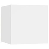 vidaXL Wiszące szafki telewizyjne, 4 szt., białe, 30,5x30x30 cm