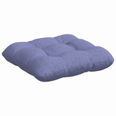 Poduszki na siedziska 4 pcs Niebieski dżins 45 x 45 x 12 cm