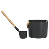 Zestaw akcesoriów do sauny 2 pcs Czarny