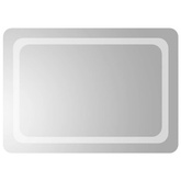 vidaXL Lustro łazienkowe z LED, 50x70 cm