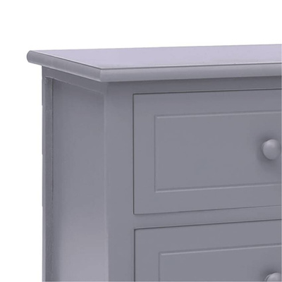 vidaXL Szafka pod TV, ciemnoszara, 108x30x40 cm, drewno paulownia