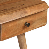vidaXL Biurko z litego drewna akacjowego, 110 x 50 x 76 cm