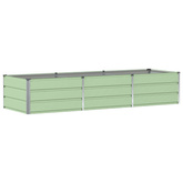 Donica Zielony 240 x 80 x 45 cm Stal