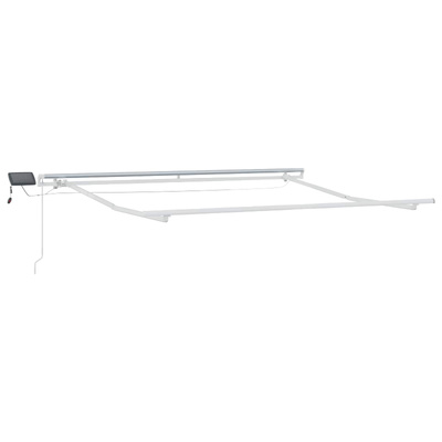 Markiza wysuwana piaskowy 600 × 300 cm Tkanina i aluminium