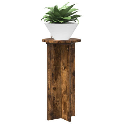 Stojak na rośliny 2 pcs Dąb wędzony 29,5 x 29,5 x 60 cm