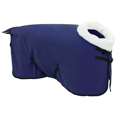 Koc dla Koni Granatowy 145 cm Polarowy fleece