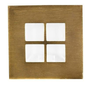 Oprawa schodowa kwadratowa złota satynowa G4 MS-05 Candellux 2208140