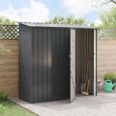 Schowki ogrodowe Antracyt 203 x 85,5 x 200 cm Metal