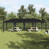 Namiot Imprezowy Antracyt 800 x 400 x 266 cm Polietylen i Stal