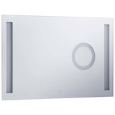 vidaXL Lustro łazienkowe z LED i czujnikiem dotykowym, 100x60 cm