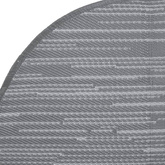 vidaXL Dywan na zewnątrz, szary, ?120 cm, PP wariant 8