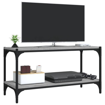 vidaXL Szafka pod TV, szary dąb sonoma, 80x33x41 cm