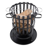 RedFire Kosz paleniskowy Dallas, czarny, stalowy