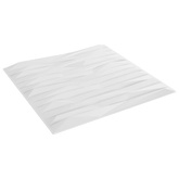 Panele ścienne 48 szt. 50 x 50 cm Biały Kamień Pianka XPS