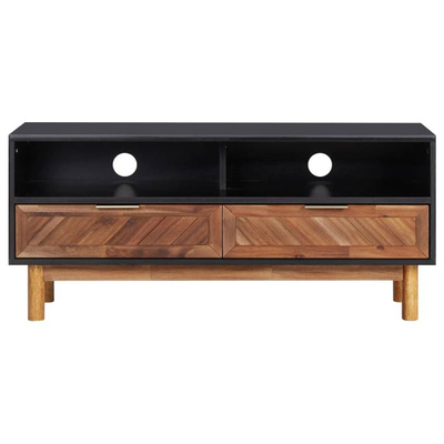 vidaXL Szafka pod TV, 100x35x45 cm, lite drewno akacjowe i MDF