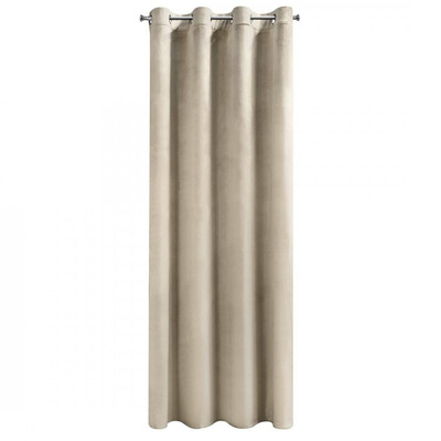 Zasłona Melanie jasnobeżowa 140x250